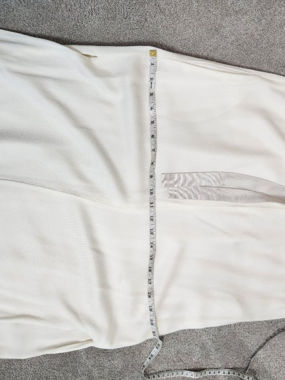Zero + Maria Cornejo cream size 6 cream strapless dress fits Small to Medium - Picture 9 of 15